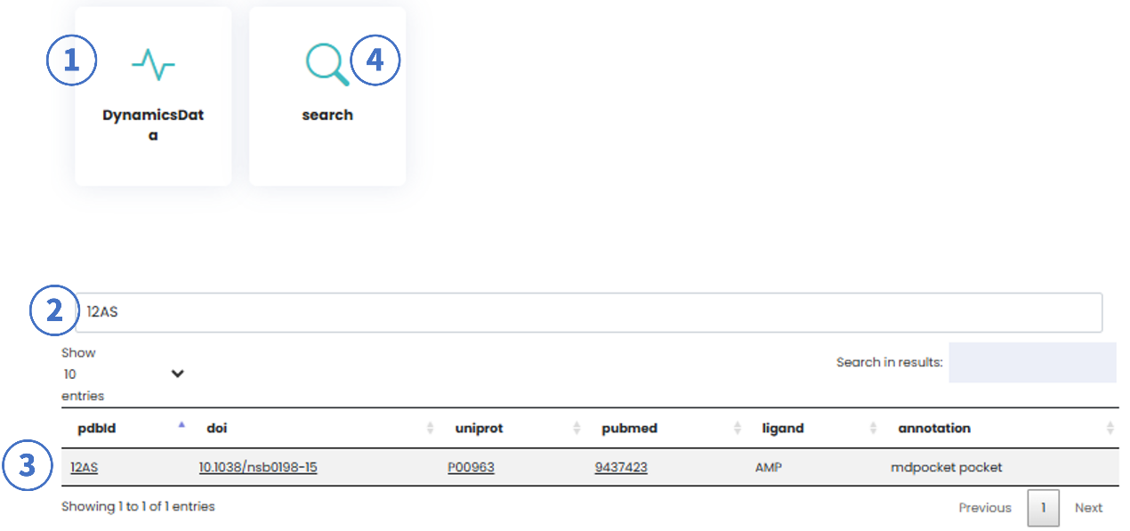 Dynamics Data Search